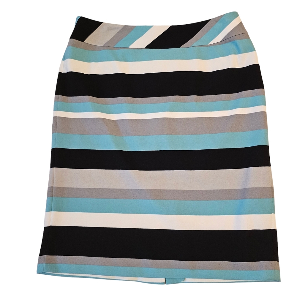 Nine West Striped Pencil Skirt Size 10